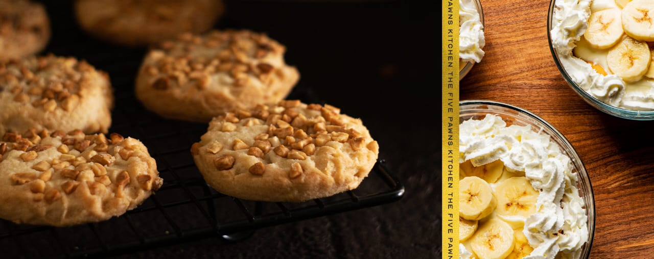 Caramel Banana Pudding Cookies