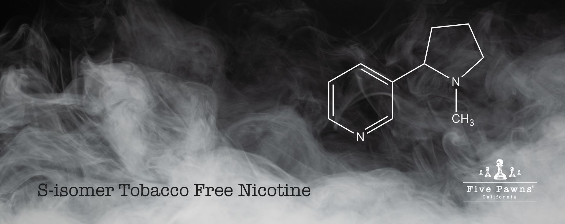 S-isomer, the purest form of tobacco free nicotine