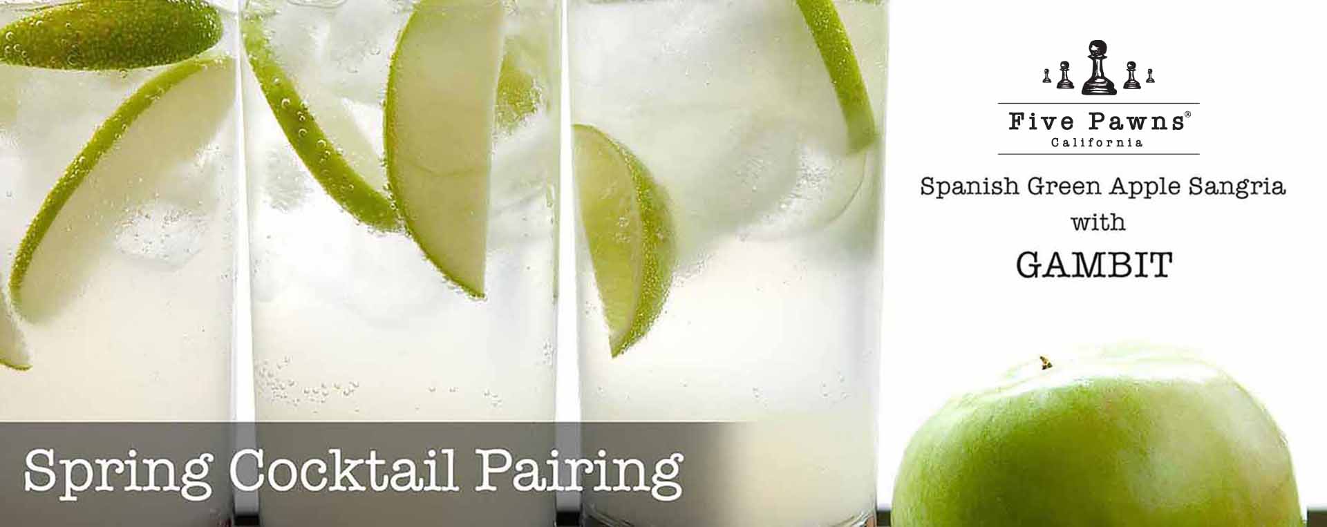 Spring Cocktail Pairing - Green Apple Sangria